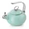 Martha Stewart 1.5qt. Mint Enamel on Steel Stovetop Tea Kettle
